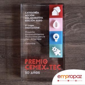 Premio Cemex – Tec al programa Empropaz.
