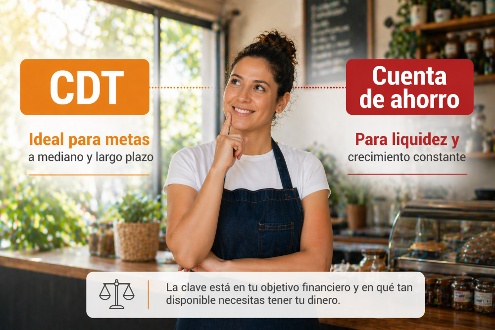 CDT vs Cuenta de ahorro