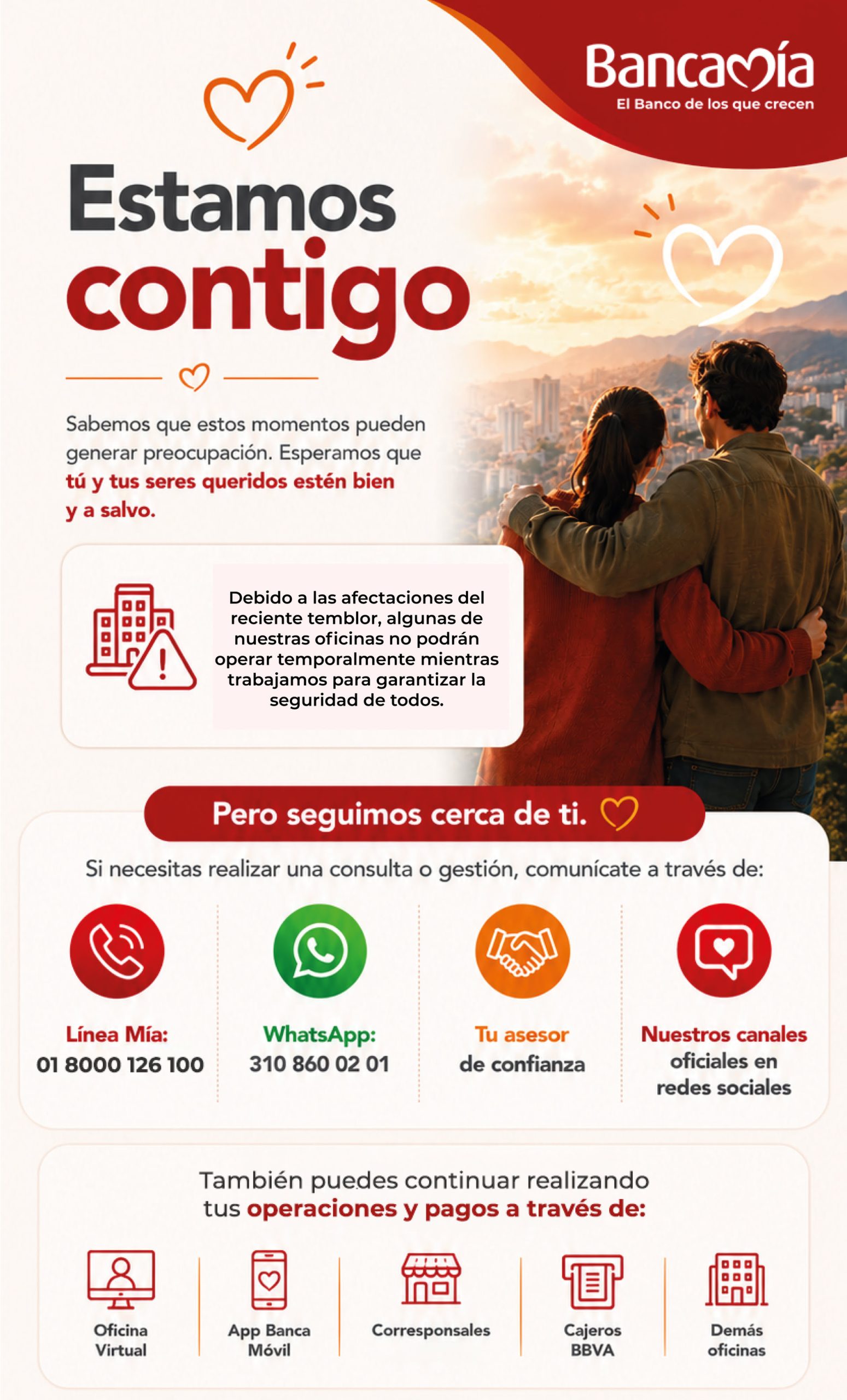 Estamos contigo